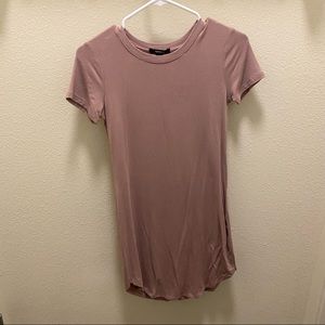 BUY 4, GET ONE FREE Mauve t-shirt dress